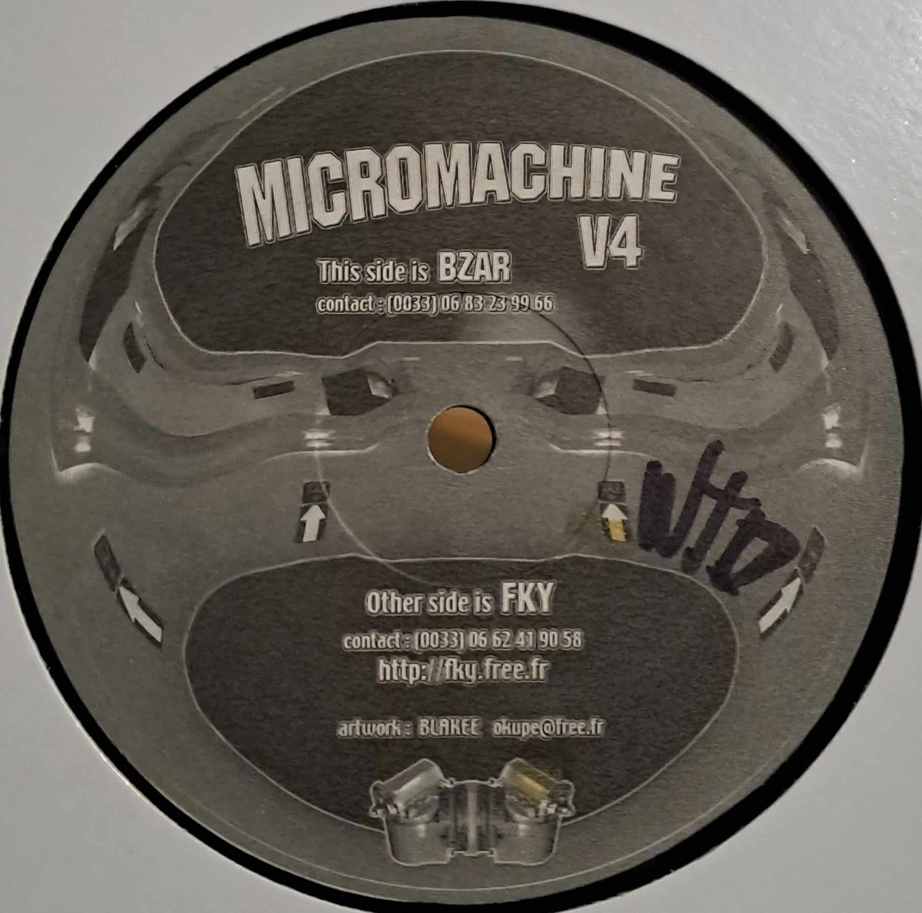 Micromachine 04 - vinyle freetekno